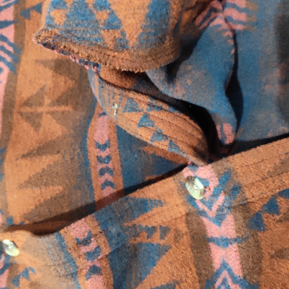 Natural Reflections Rust and Navy Jacket - image 4